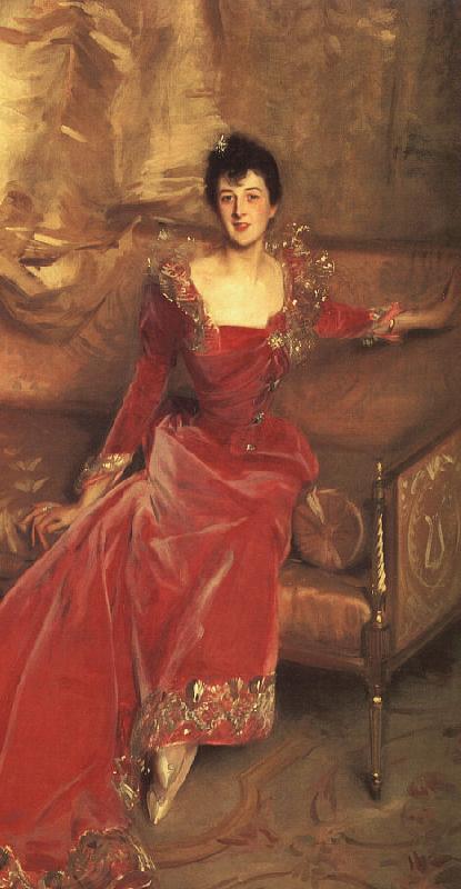 John Singer Sargent Mrs Hugh Hammersley oil painting image